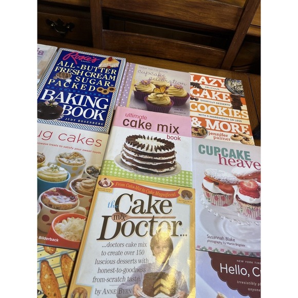 Lot Of 15 Baking Cookbooks - Cupcakes Cakes Desserts Chocolate Sweets More - Picture 3 of 12